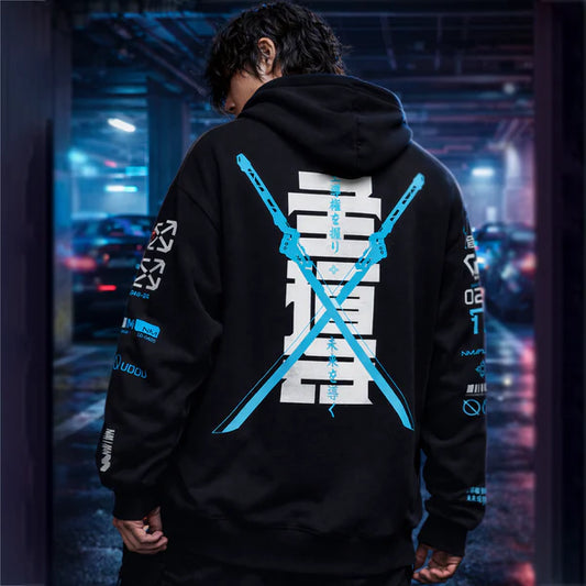 LEAD - ZIP HOODIE (Blue) - NEOMACHI
