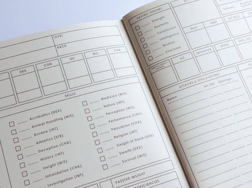 Campaign Journal Softcover - Everything Dice