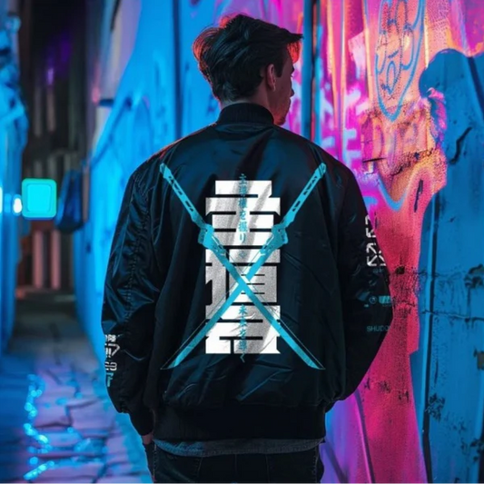 LEAD: PREMIUM BOMBER (Blue) - NEOMACHI