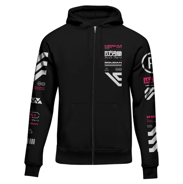 BLLTPRF - ZIP HOODIE - NEOMACHI