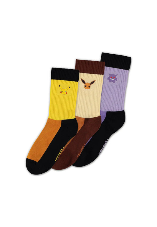 Pokémon - Crew Socks (3 Pack)