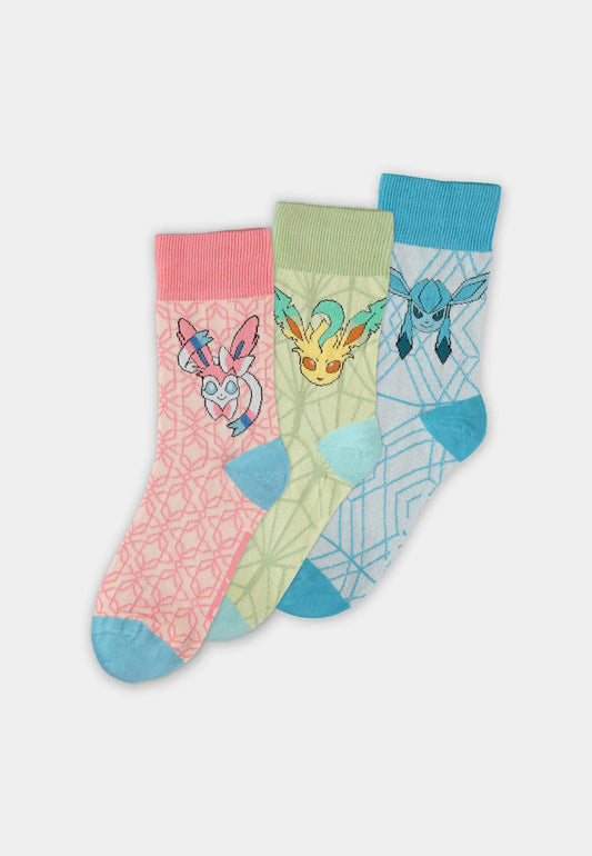 Pokémon - Eevee Evolution (LGS) Socks (3 Pack)