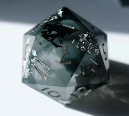 Gravensworn - handmade sharp edge 7 piece dice set - Everything Dice