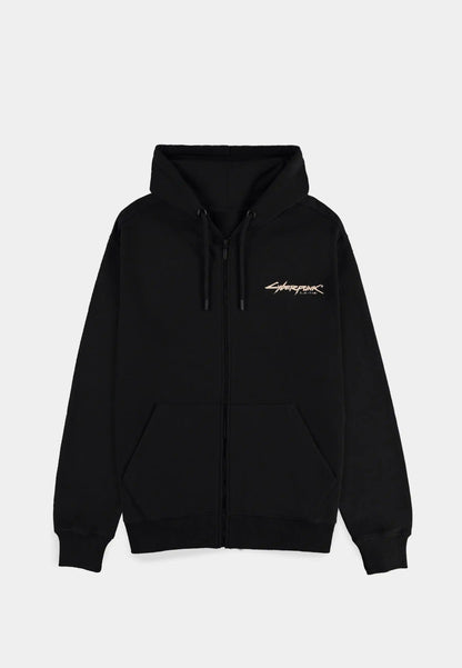 Cyberpunk 2077 - Night city - men's zipper hoodie