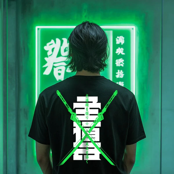 LEAD: T-SHIRT Green - NEOMACHI