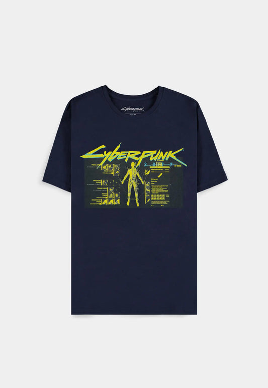 Cyberpunk 2077 - Vitruvian Man Men's Short Sleeved T-shirt