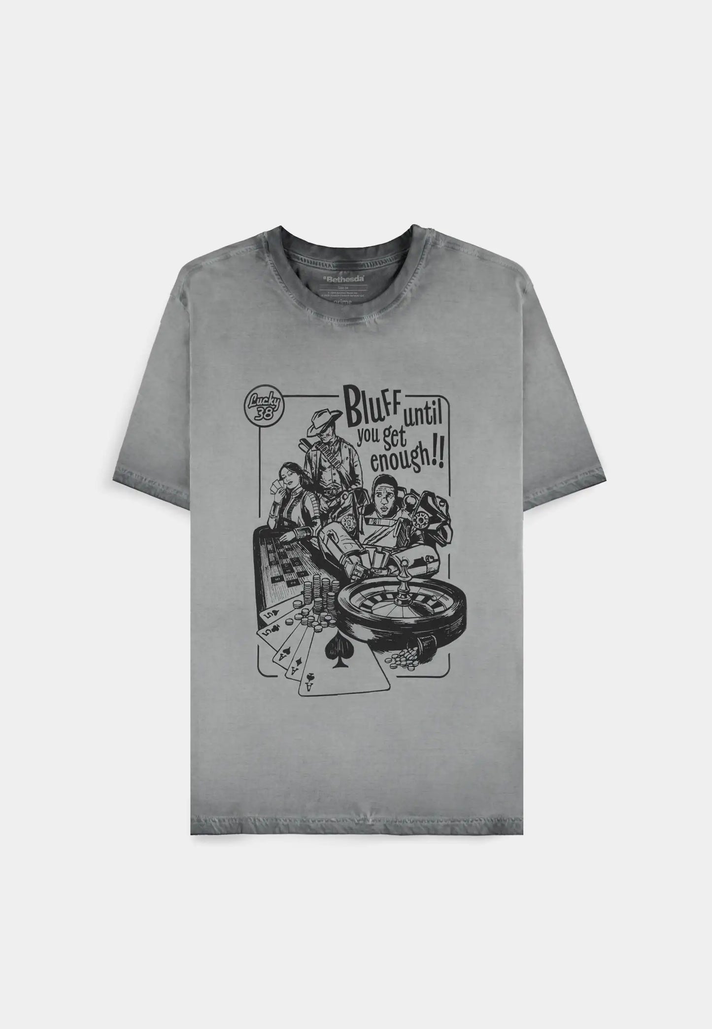Fallout - Bluff Until You Get Enough Men's Short Sleeved T-shirt