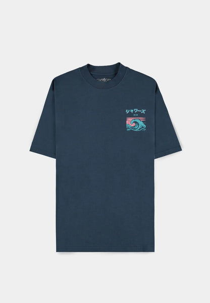 Pokémon - Navy Vaporeon Short Sleeved T-shirt (Loose fit)