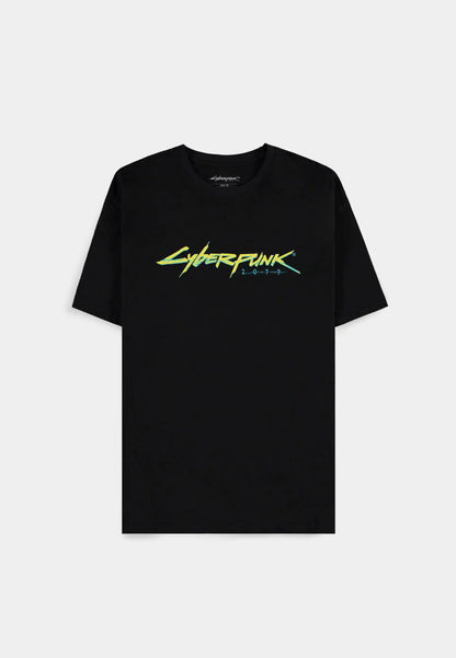 Cyberpunk 2077 - Logo - Short sleeve Mens T-shirts