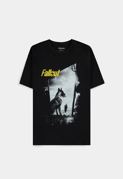 Fallout - Vault 33 - Dogmeat - Short Sleeved T-shirt