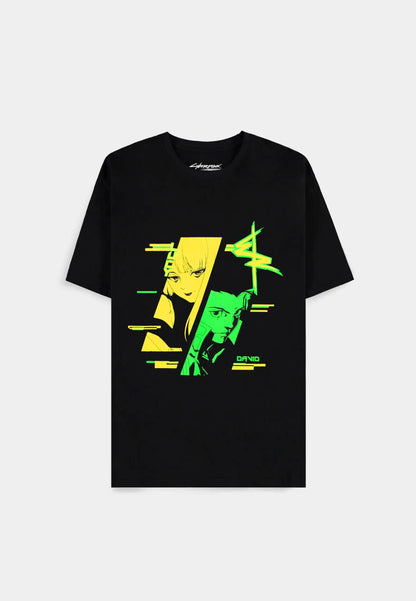 CyberPunk: Edgerunners - David & Lucy Short Sleeved T-shirt