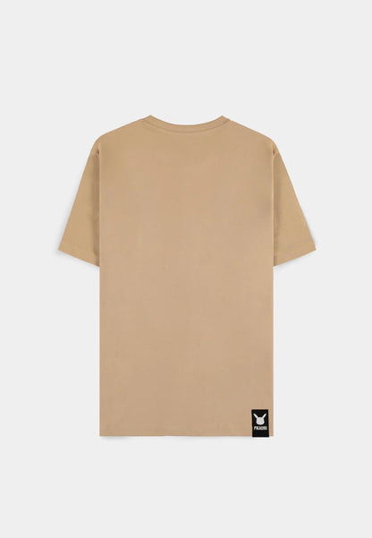 Pokémon - Beige Pikachu Line-art Men's Short Sleeved T-shirt