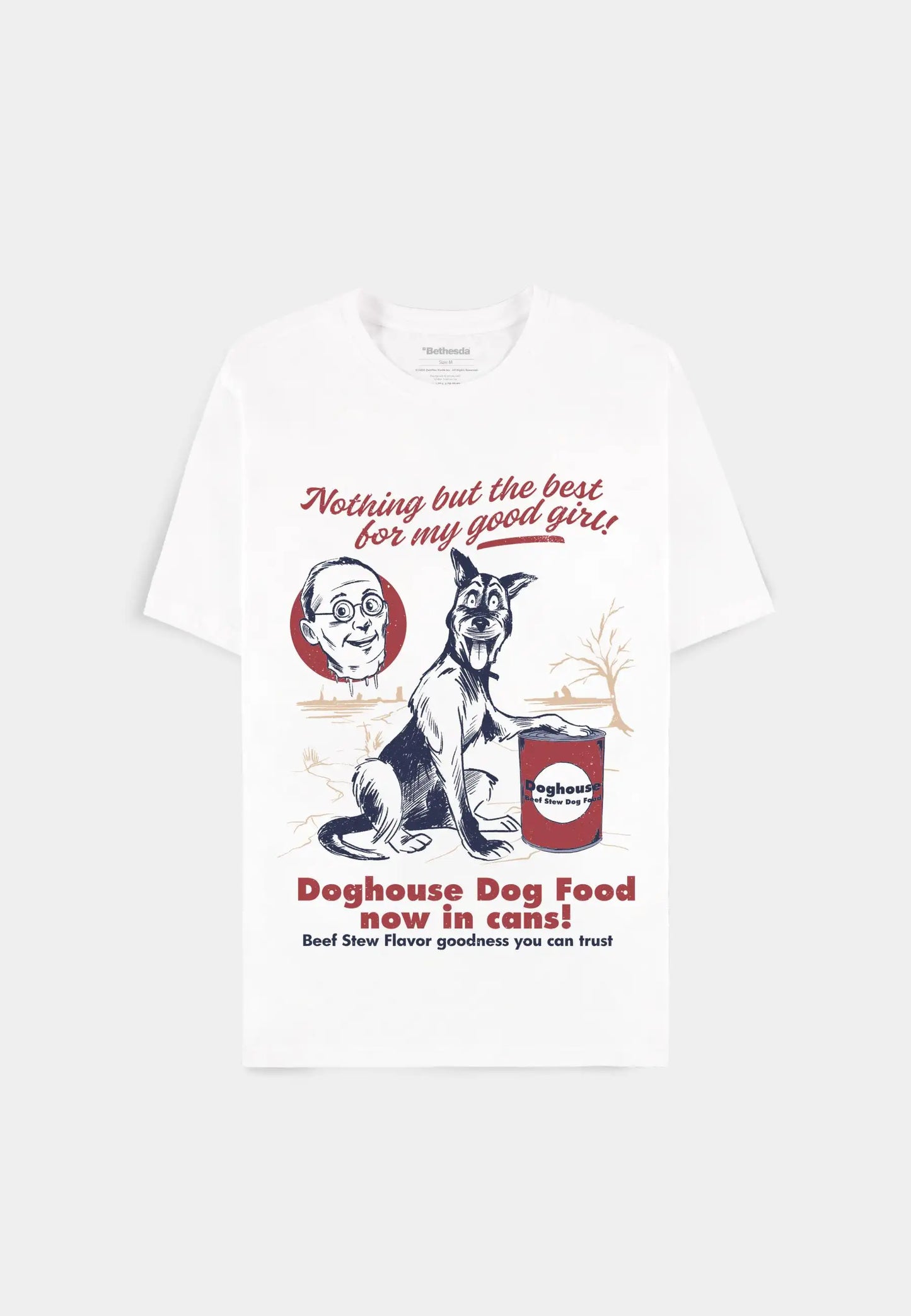 Fallout - Vault 33 - Dogmeat - Short Sleeved T-shirt