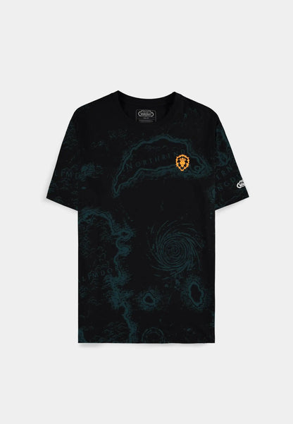 World of Warcraft - Azeroth Map - Men's Short Sleeved T-shirt