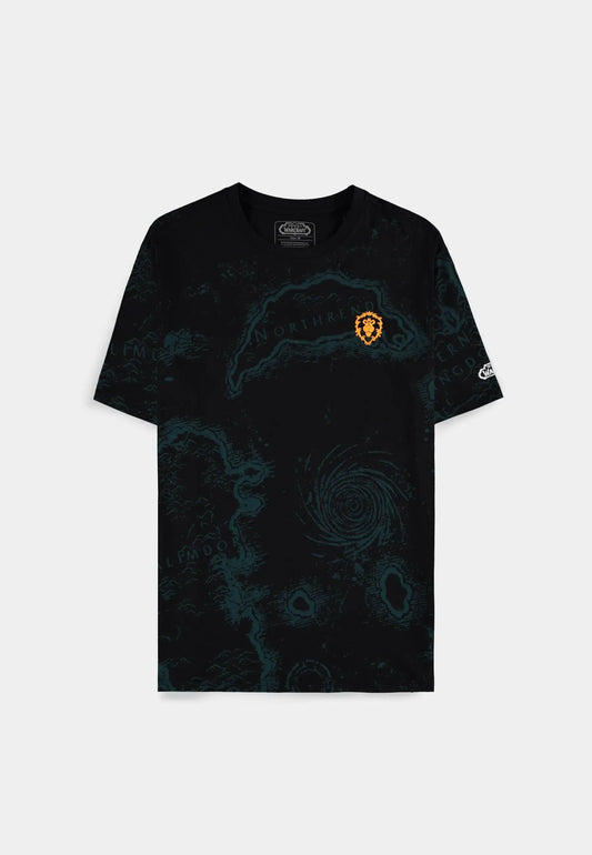 World of Warcraft - Azeroth Map - Men's Short Sleeved T-shirt