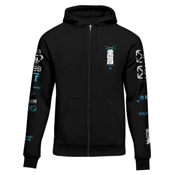 LEAD - ZIP HOODIE (Blue) - NEOMACHI