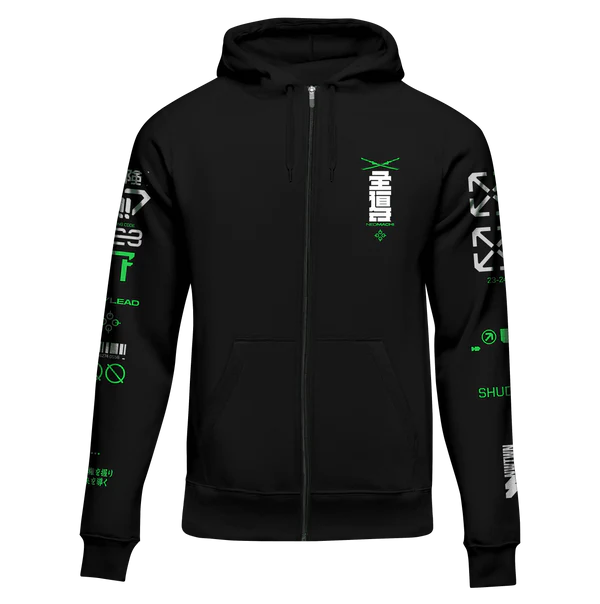 LEAD - ZIP HOODIE (Green) - NEOMACHI