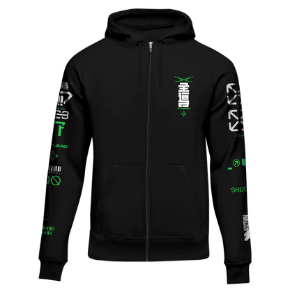 LEAD - ZIP HOODIE (Green) - NEOMACHI