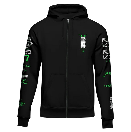 LEAD - ZIP HOODIE (Green) - NEOMACHI
