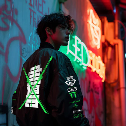 LEAD: PREMIUM BOMBER (Green) - NEOMACHI